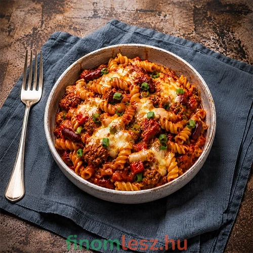 Cajun marhahúsos tészta