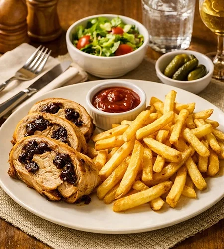 Aszalt szilvával töltött pulykamell