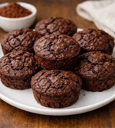 Cukormentes Kakaós muffin