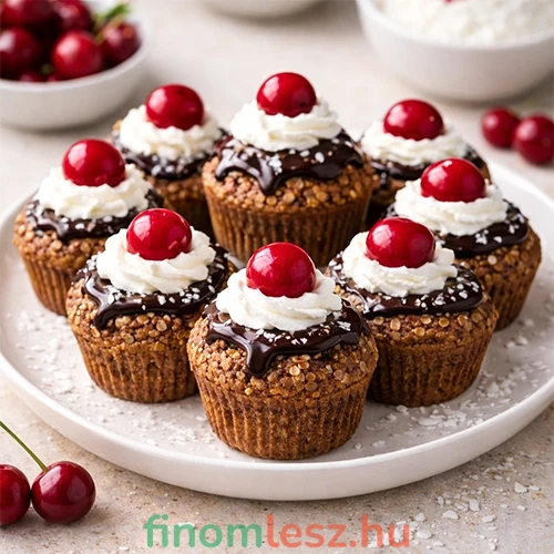 Cukormentes Zabpelyhes kókuszos muffin