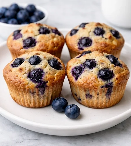 Cukormentes áfonyás muffin