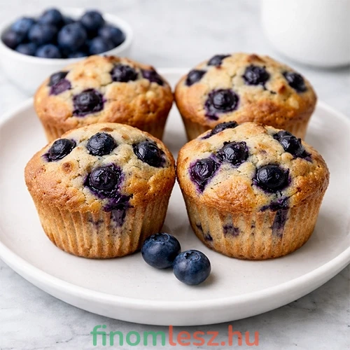 Cukormentes áfonyás muffin