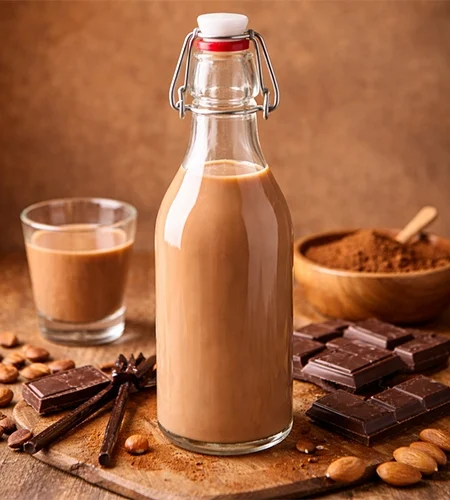 Cukormentes csokilikőr házilag