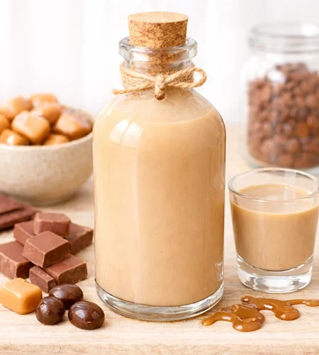 Cukormentes karamellás csokilikőr