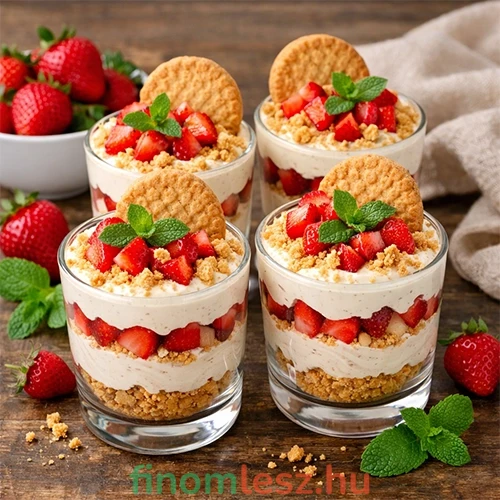 Cukormentes kekszmousse