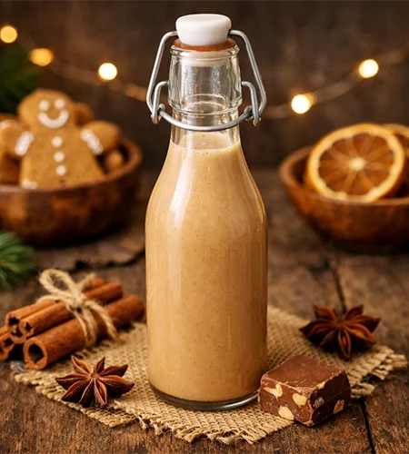 Cukormentes mézeskalács likőr