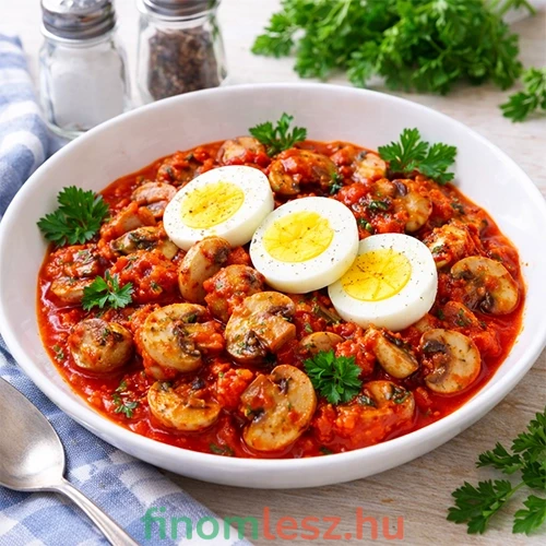 Svéd paradicsomos gombasaláta