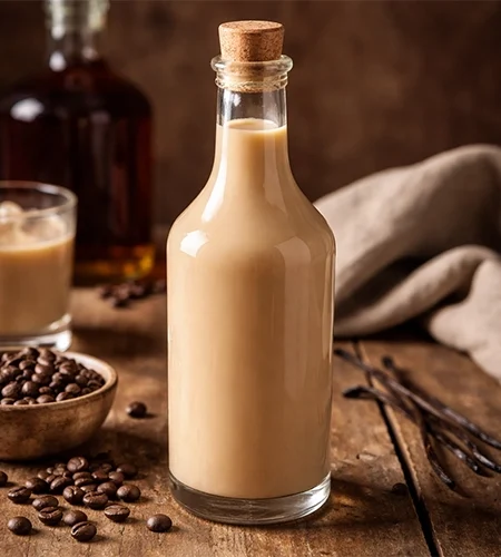 Tejszínes kávélikőr házilag