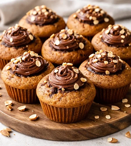 Vegán nutellás muffin