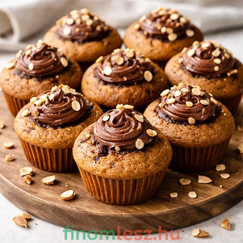 Vegán nutellás muffin