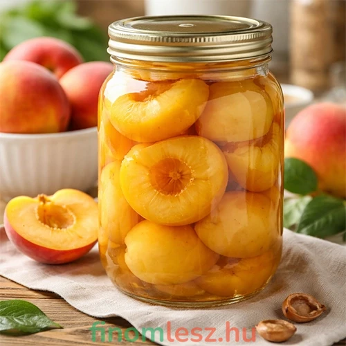 Őszibarackbefőtt