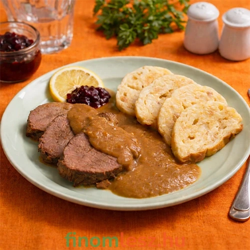 Svíčková, a cseh vadas knédlivel