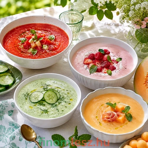 Hideg levesek meleg napokra