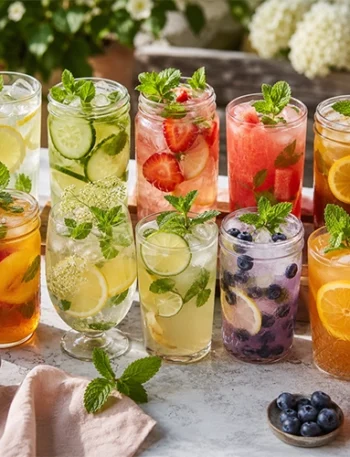 Menta, limonádé, jeges italok