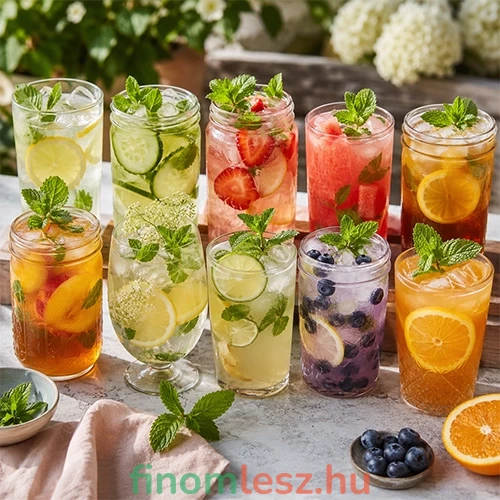 Menta, limonádé, jeges italok