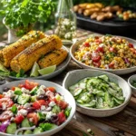 Kukoricás grillköretek és nyári saláták