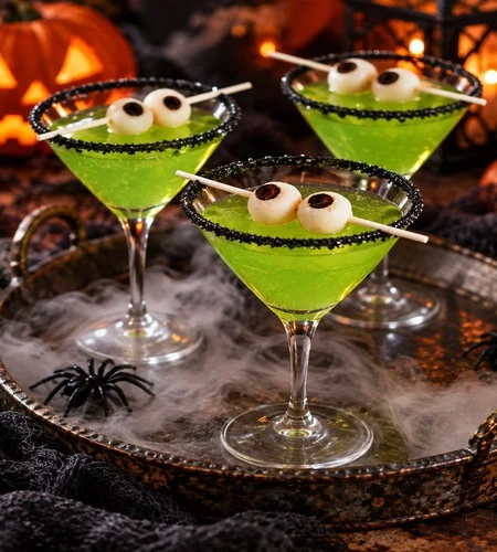 Boszorkányfőzet – zöld halloweeni limonádé