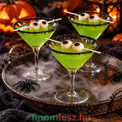 Boszorkányfőzet – zöld halloweeni limonádé